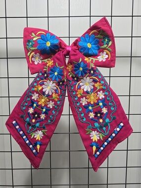 Embroidered Bow